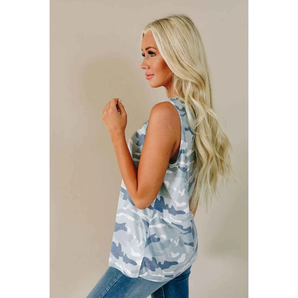 TD Women's Melody Camo Tank Top
