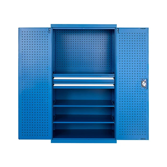 72 Inch Customized Metal 2 Doors Storage Workshop Tools Cabinet for Garage