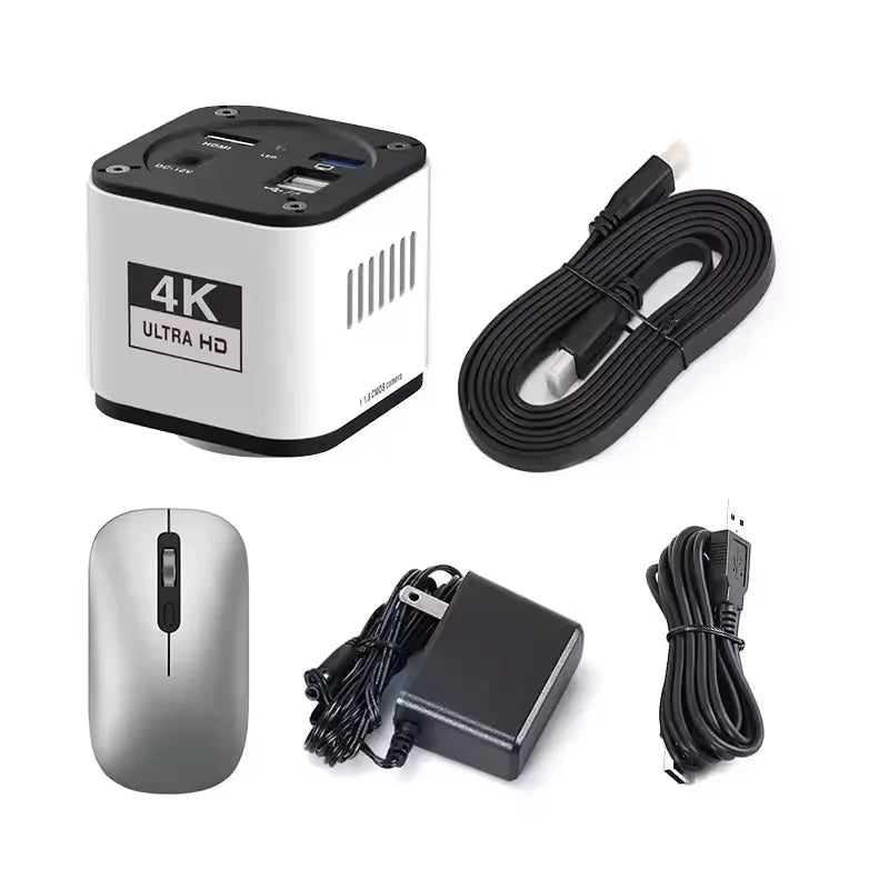 4K HD Camera 60FPS Trinocular Digital Camera IMX678 USB Type-c PC Industry Video Dental Camera USB Mount Motherboard Repair Tool