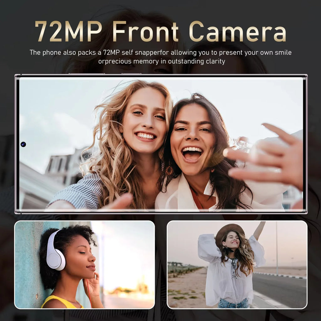 S23 Ultra Original 7.3 Inch Full Screen Deca Core 16GB+1TB Android 13 5G LTE Unlocked Smartphone 108MP Rear Camera New