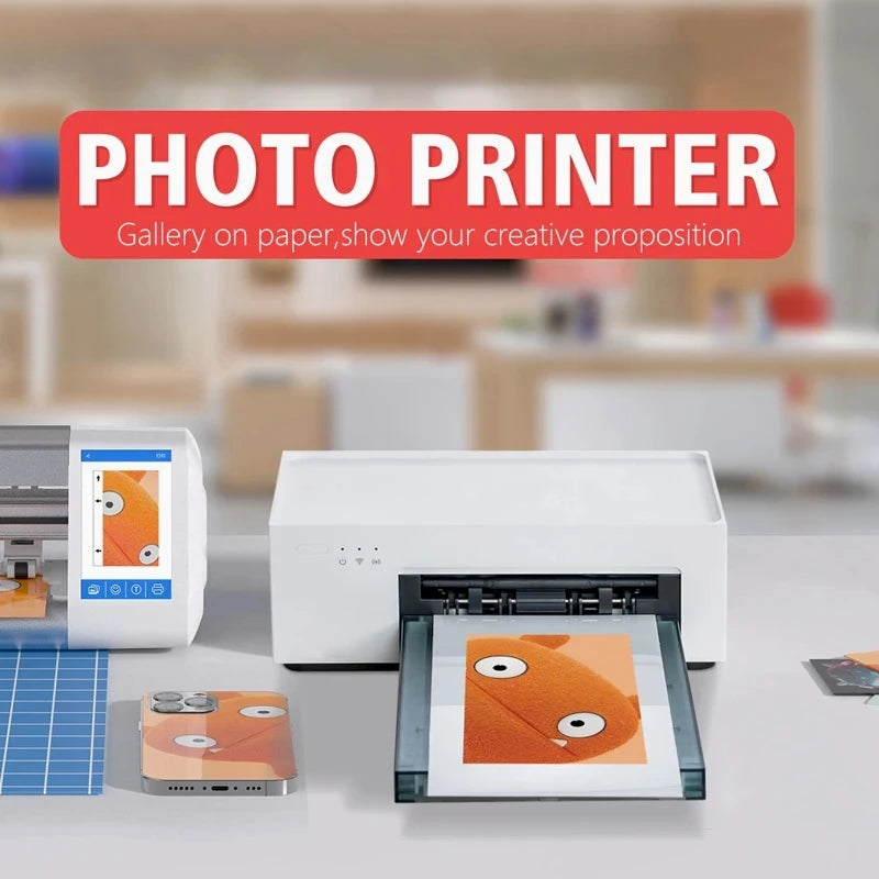 New Desk Printer for Mobile Phone Case, DIY Machine, Back Sticker Printer