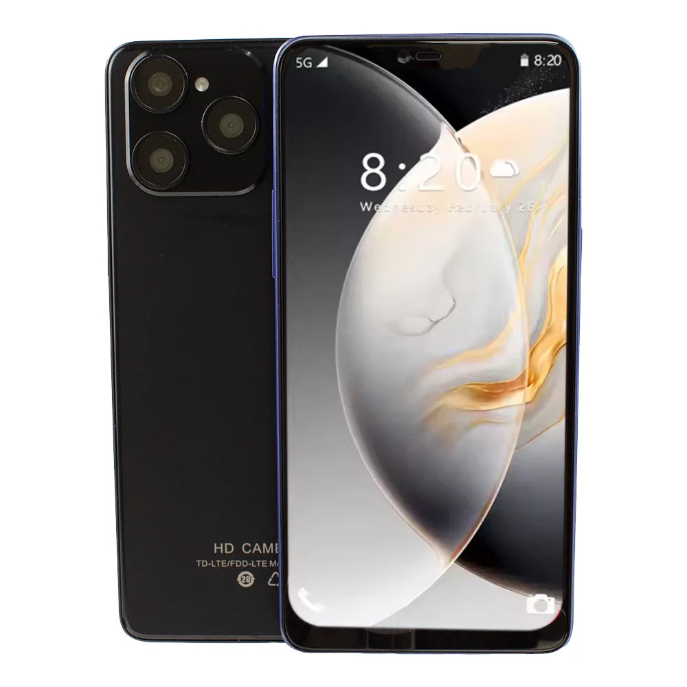 Custom Logo Unlocked Face ID MTK 6771 Octa Core 3G/4G Mobile Phone with 6.3inch HD OLED Screen 128GB ROM Smart Phone