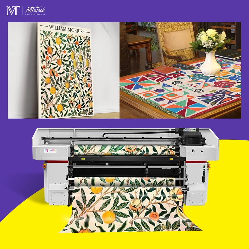 Digital Textile Belt Drive Spandex lycra Print Fabric Printer with 8 Pcs Printhead