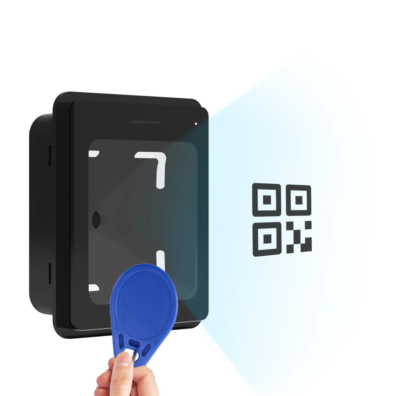 Feocey FC8135  Access Control System QR Code Reader Gate Barcode Scanner With Relay Scanning Module China Cheap QR Code Scanner
