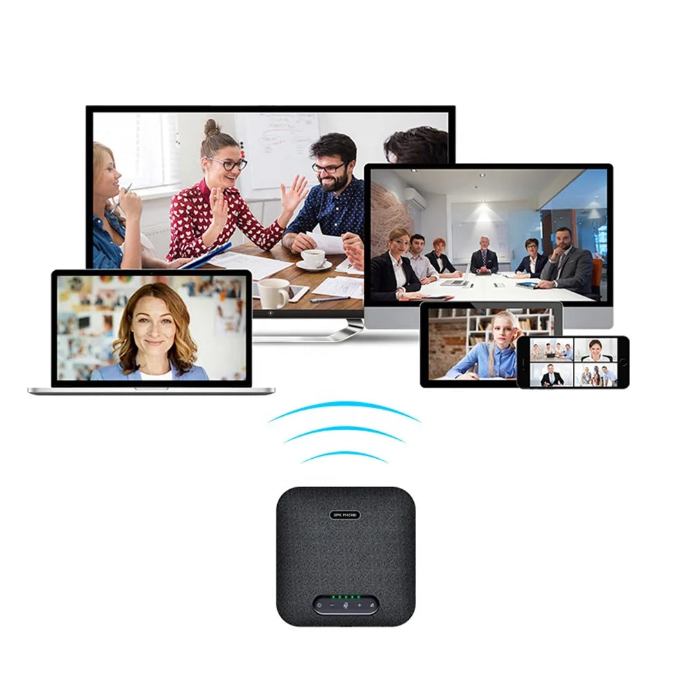 Noise Canceling Wireless Speakerphone Conference Audio System