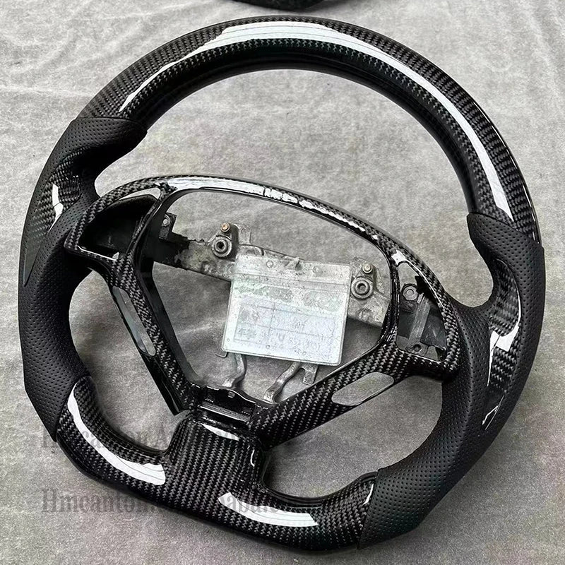 Wholesale Carbon Fiber Perforated Leather Steering Wheel for Infiniti G27 G37 Cheap High Quality Car Accessory