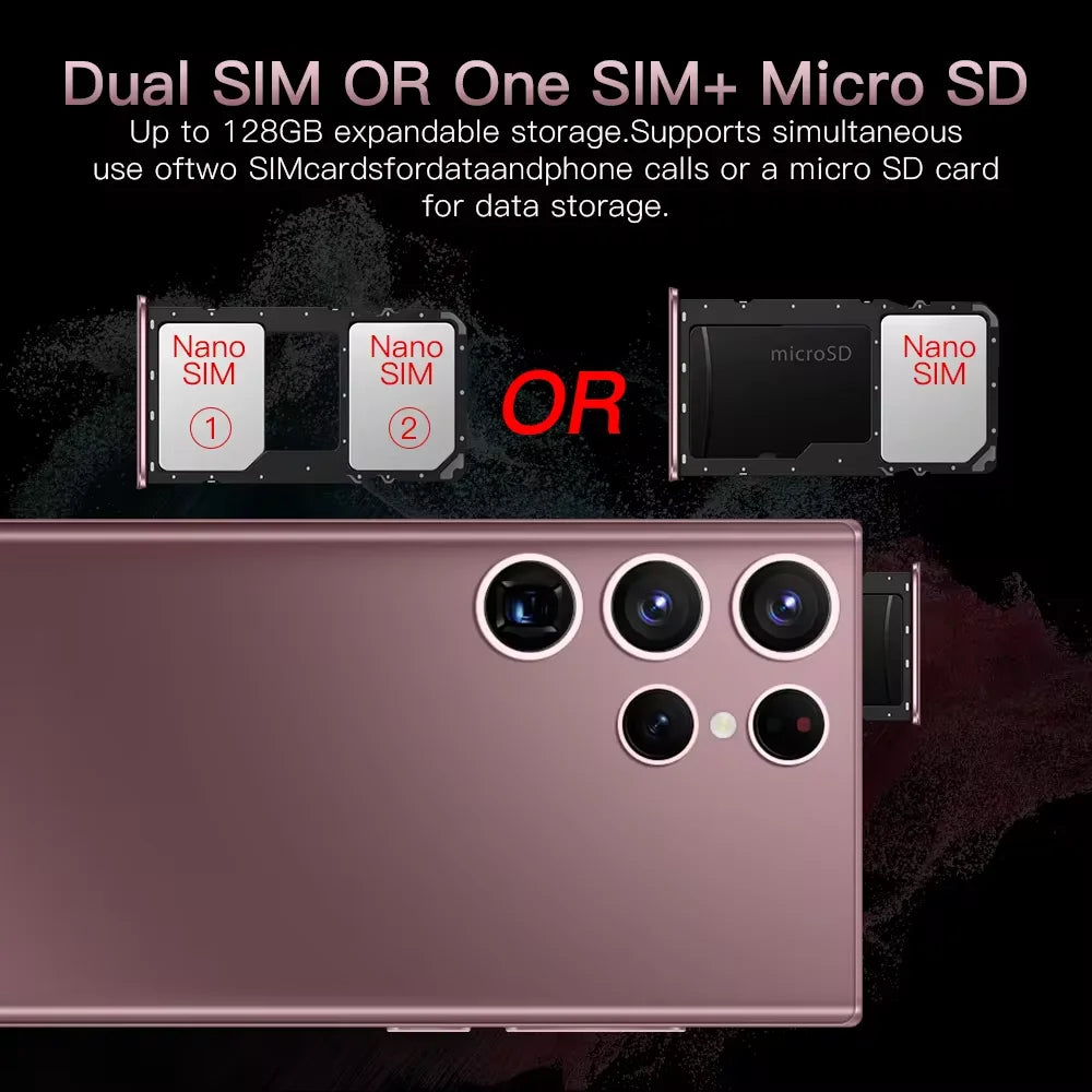 New Note 30 Ultra 16GB 1TB Original Smartphone 7 3inch AMOLED Screen Android 13 0 Phone Special Carcasas Para Celulares Hotwav C