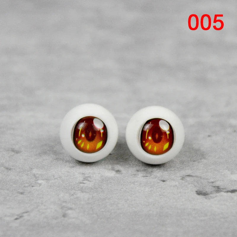 10mm BJD Eyes OB11 Dolls Eyes Toys Accessories 3D Eyes DIY Baby Doll Toy Girls Gift For 11-16cm BJD Doll
