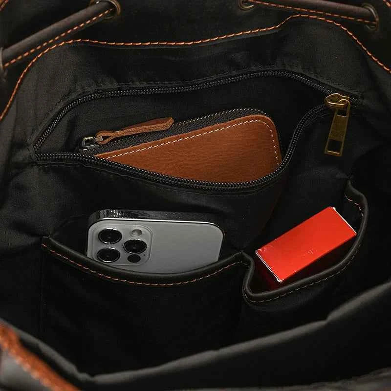 2025 New Arrivals Leather Backpack For Men Male Genuine Leather Laptop Travel Backpack 17 Inch Daypack Shoold Bag Men Male Large