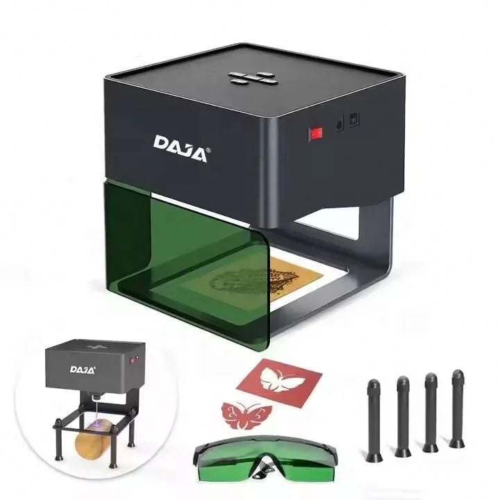 3D Laser Printer Leather Engraving Machine Portable Cokoaiai Fiber Grabadora Metal for Plastic
