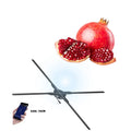 Fast Shipping HD Animation Wall 3D Hologram Fan 70cm Splicing 4 Blades Holographic Fan 3d Hologram Projector