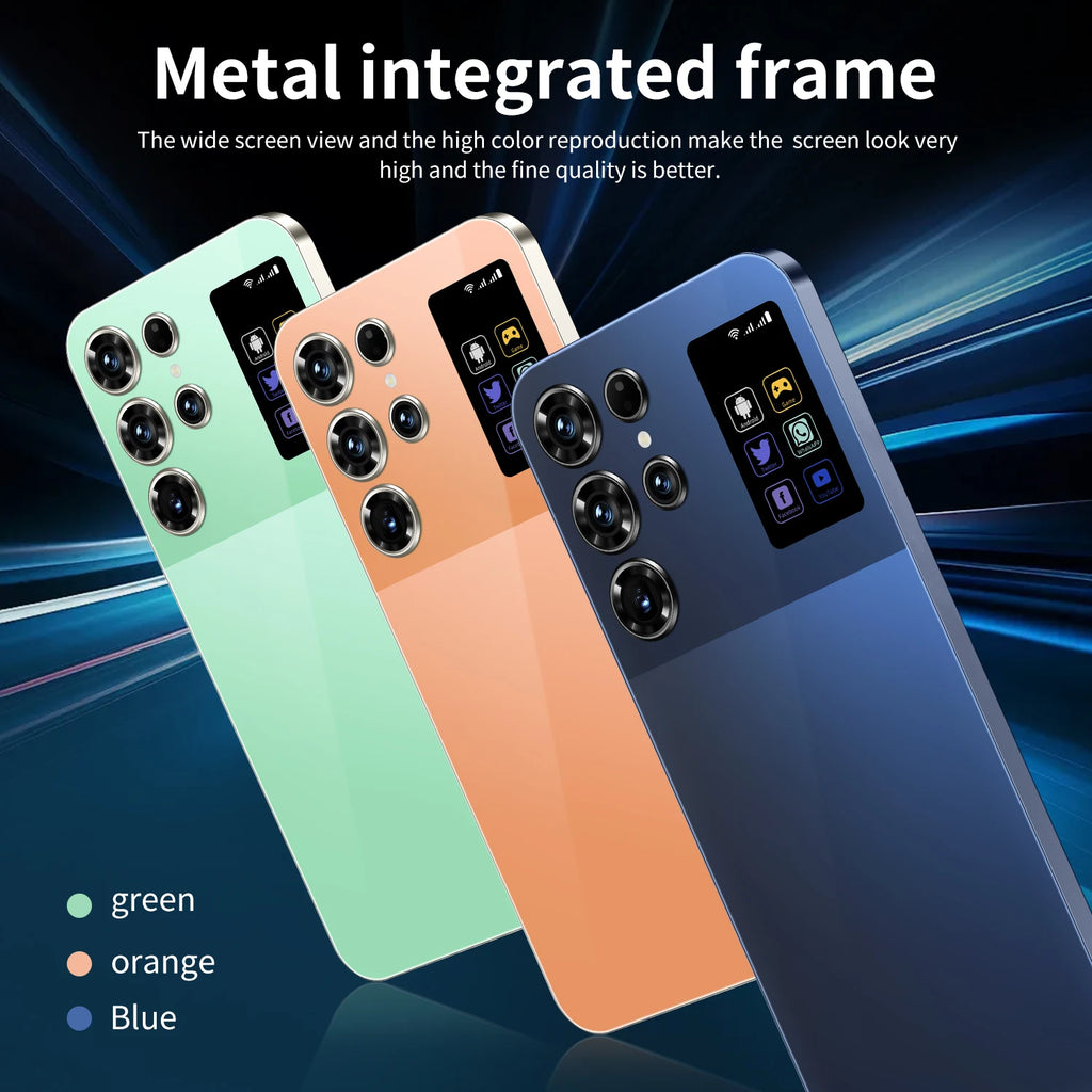 Original S26 Ultra 7.3 Inch Smartphone 16GB+1TB Unlocked Dual Card 5G Android 14 Decacore HD Dual SIM Mobile Phone for Gaming