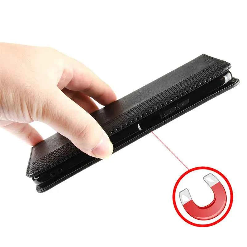 For Itel A80 4G Wallet Stand Function Pu Leather Magnetic Closure Phone Cases Card Slot Phone Cases