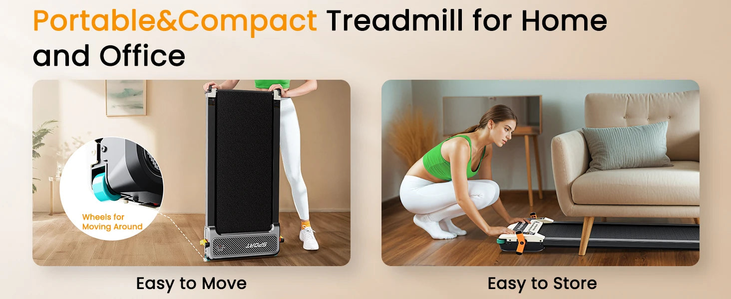 EU Stock Foldable Electric Treadmill for Home Use New Design Under Desk Walking Pad with Manual Incline Dropshipping Cheap
