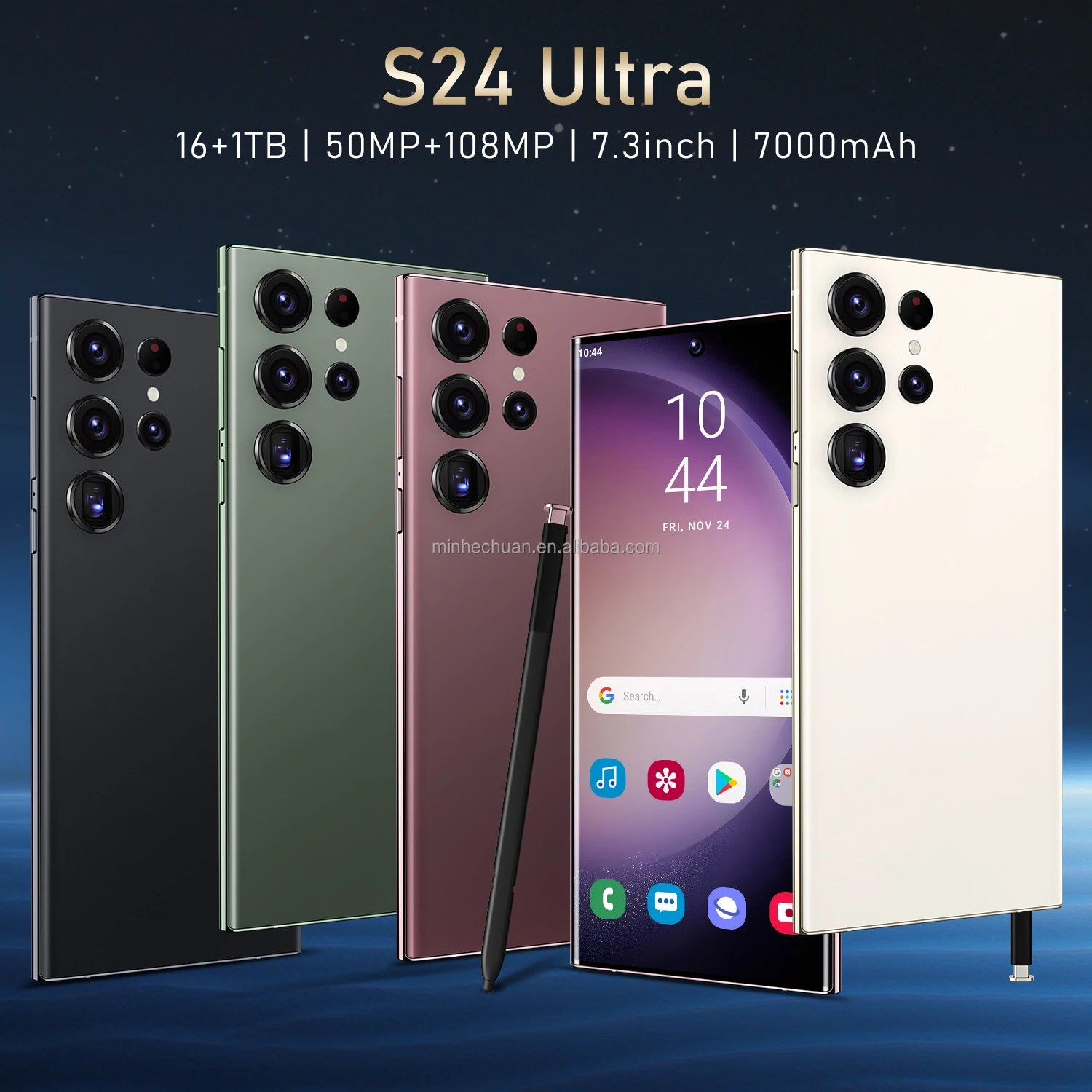 2024 Original Android 13 S24 ultra Phone Smartphone 16+1TB Mobile Phone Cell Gaming Phone 4G&5G 7.3 Inches Smartphone