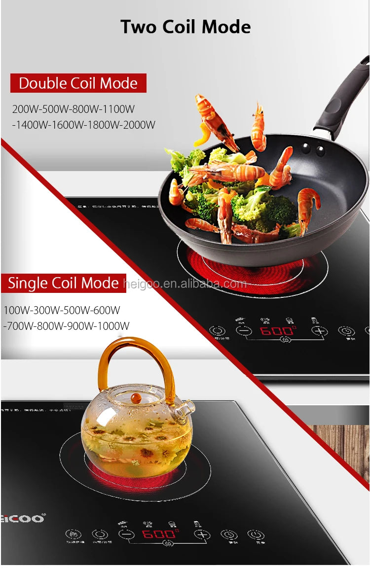 Built in Induction Cooking Stoves Ceramic Electric Cooker Tabletop Gas Stove