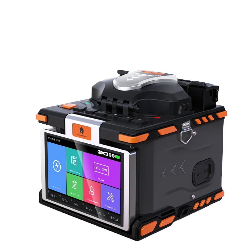 Hot Sale DSEE 6 Motor Fiber Core Alignment FTTH 6S Optical Fiber Fusion Splicer M5 with POE TCP GSM SDK Networks