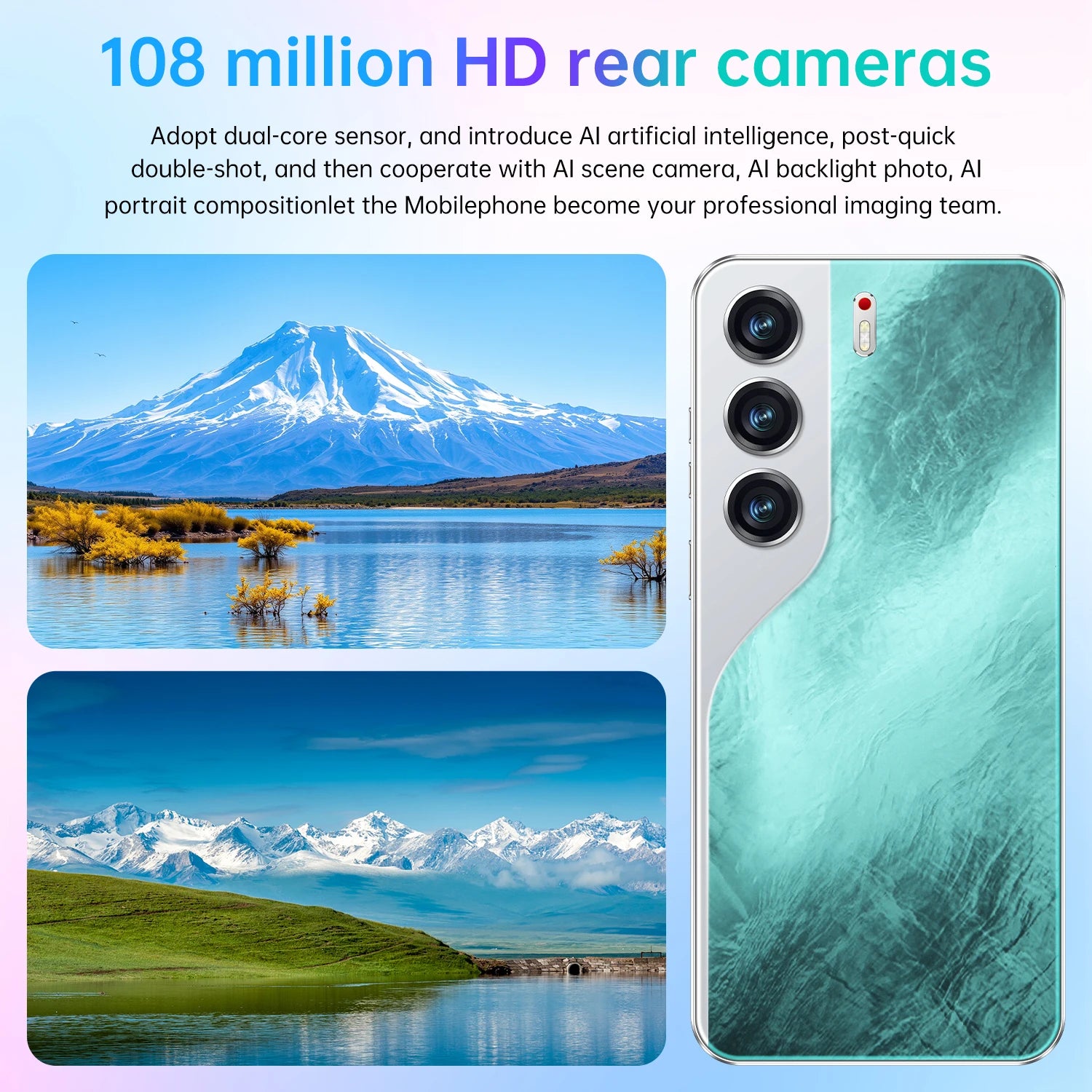 2025 Camon 40 Smartphone High Quality 5G 16GB 1TB Large HD Screen 108MP Rear Camera English Speaking Cellular (CDMA LTE)