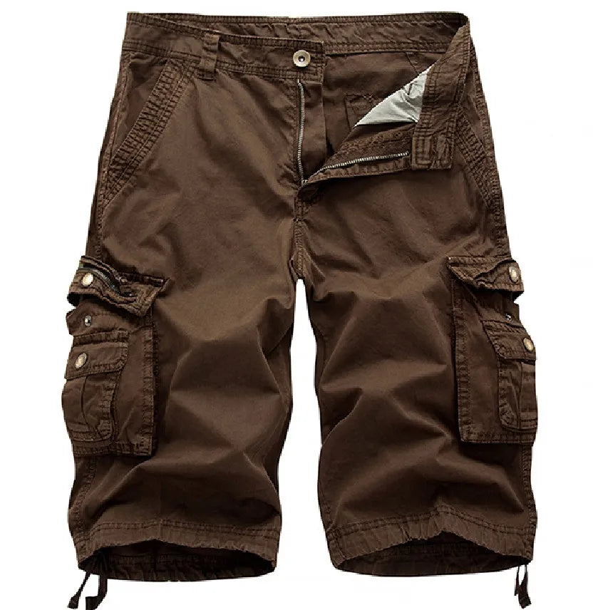 8 Colors Plus Size 29-48 New Brand Summer Camouflage Loose Cargo Shorts Men Camo Summer Short Pants Homme Cargo Shorts NO BELT