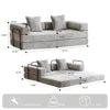US Warehouse Modular Sofa Foldable Sofa Bed Small Apartment Fast Delivery Lightweight Modern Design
