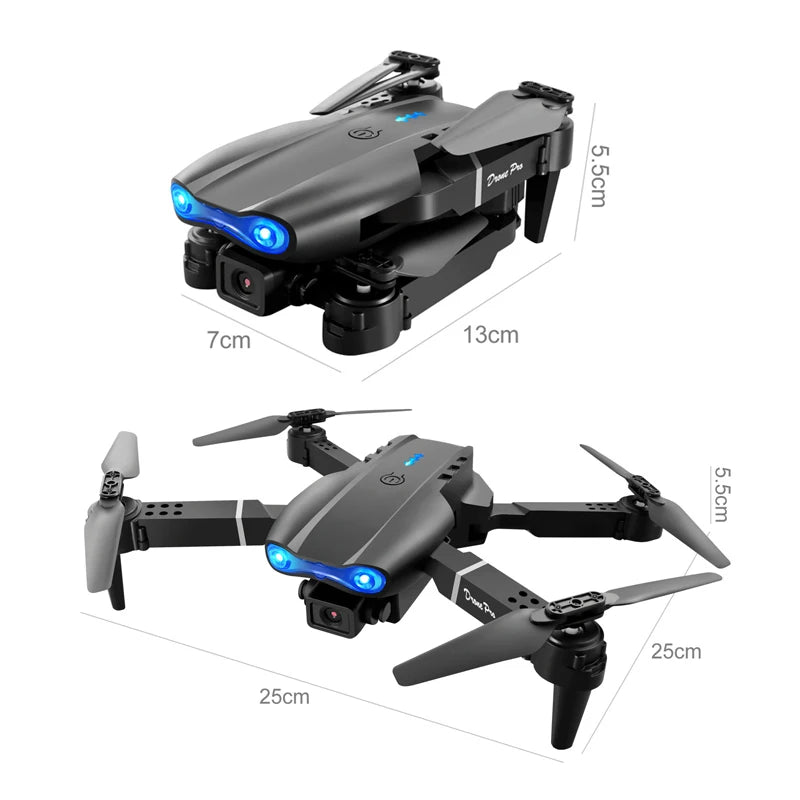 NEW E99 Mini Drones With Wide Angle Camera and Screen Control Wifi FPV RC Foldable Quadcopter Dron