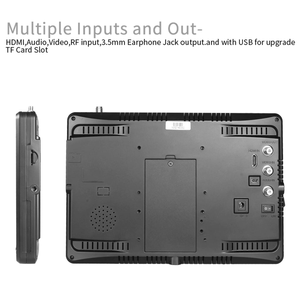 FEELWORLD PVR1032 | 10.1" 500cd/m² 5.8GHz High Brightness Build in Battery FPV Monitor Wireless Receiver Drone Monitor