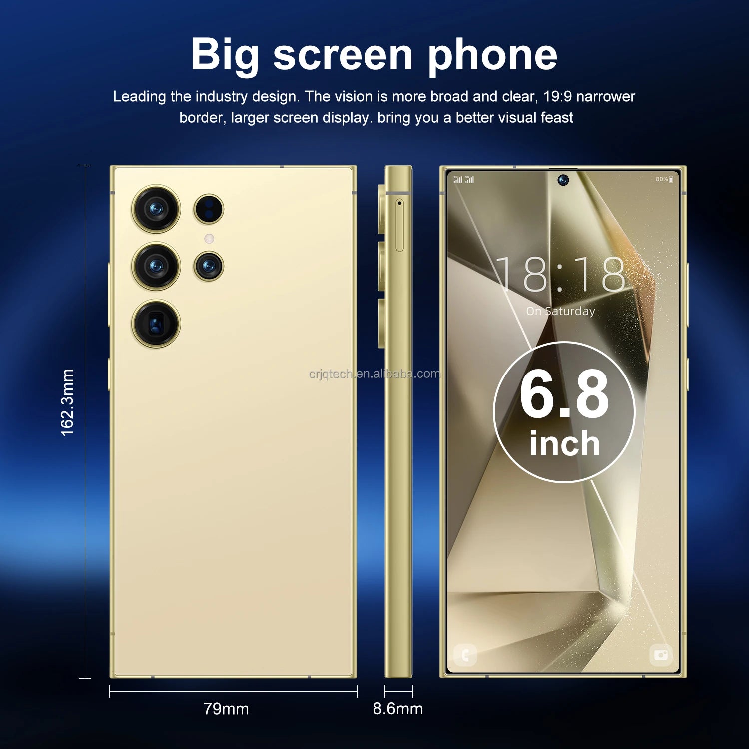 Hot Selling S24 Ultra Original 5G Android 13.0 Smartphone with 12GB RAM + 512TB 144Hz 108MP Deca Core Spanish