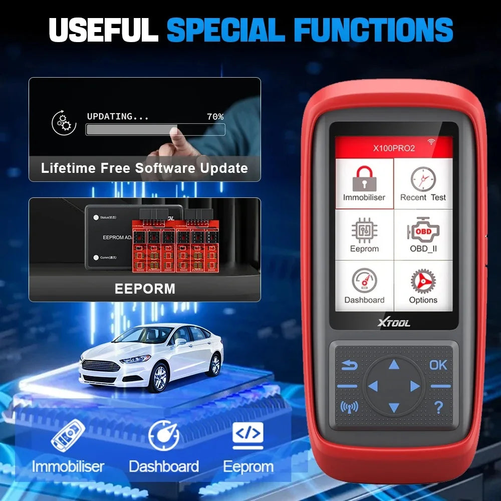 USA Warehouse X100 PRO2 XTOOL Obd2 Scanner Key Programmer Machine for Programming Car Keys 2026 New Factory Price