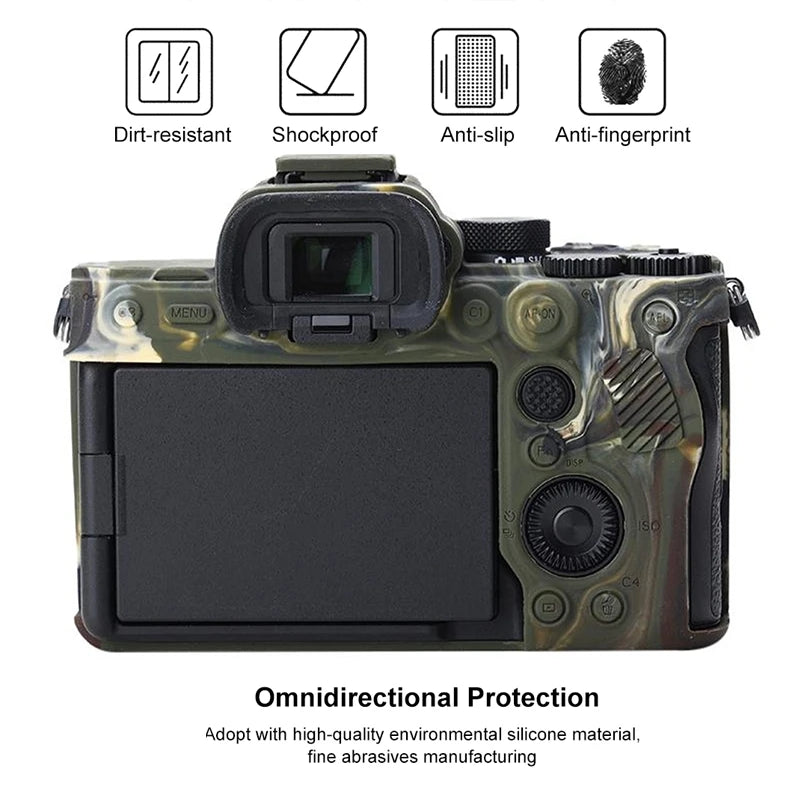Soft Silicone Protective Case for Sonyy A7 IV