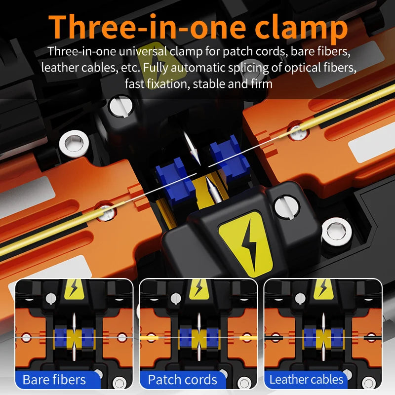 Hot Sale DSEE 6 Motor Fiber Core Alignment FTTH 6S Optical Fiber Fusion Splicer M5 with POE TCP GSM SDK Networks