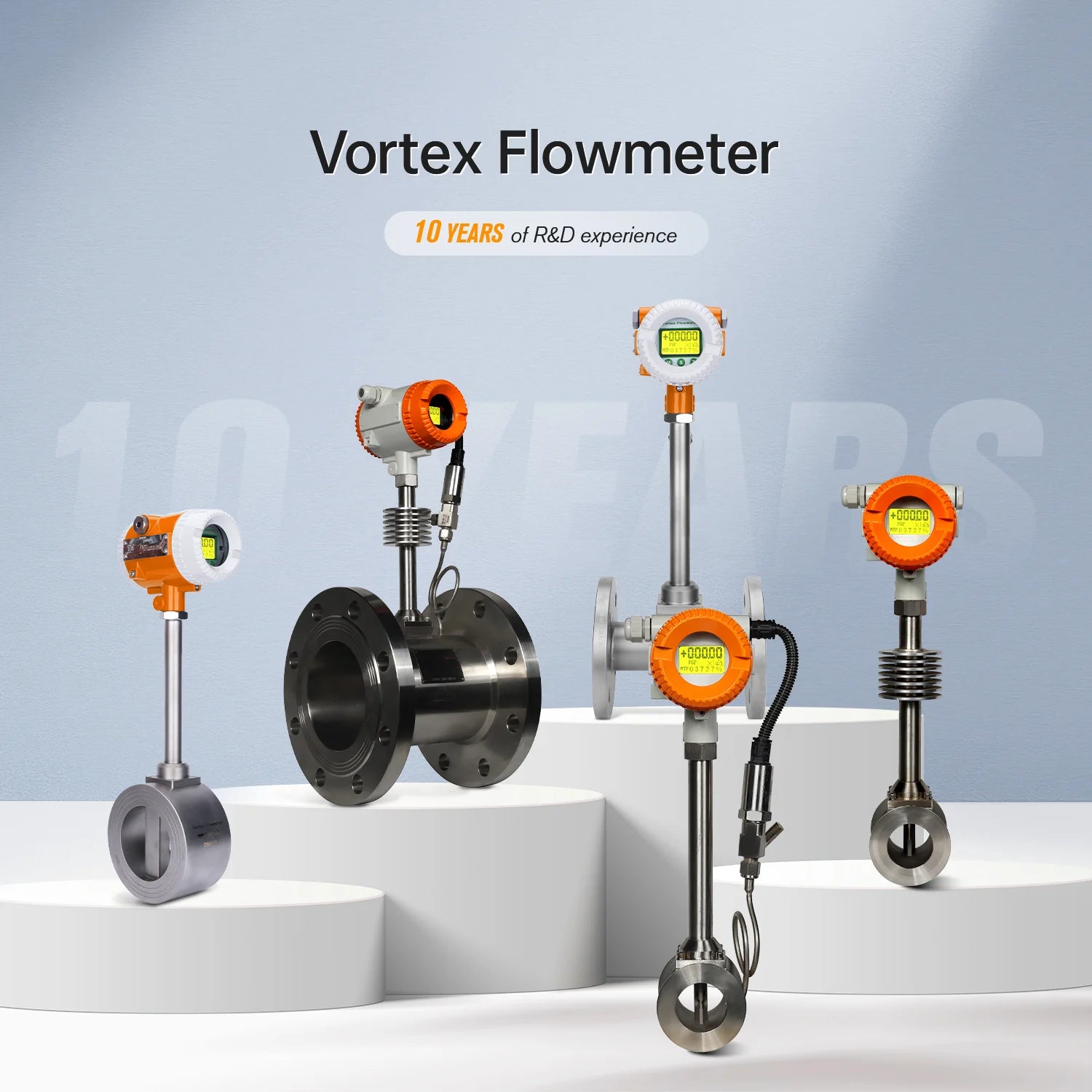 Smart gas meter Steam Vortex Flow Meter Measuring Liquid Medium gas air meter Compressed Air