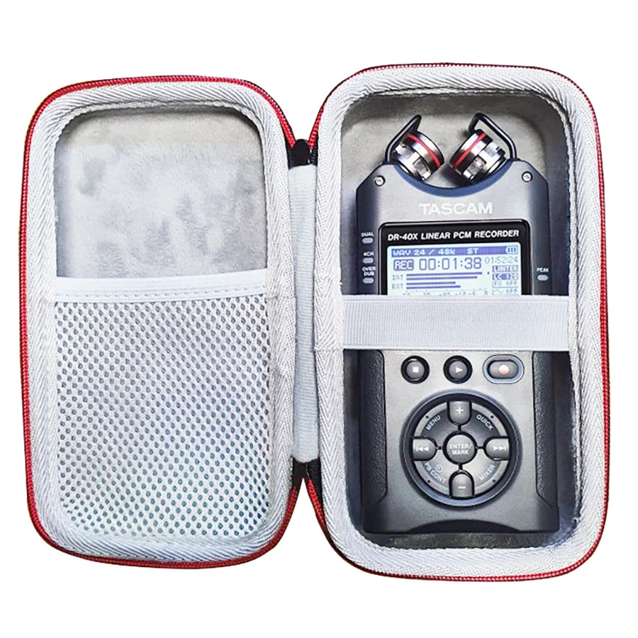 NEW Hard Carrying Case for TASCAM DR-40X DR-40 DR44WL DR-44WL Digital Audio Recorder Accessories