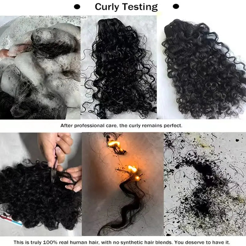 100% Real Human Hairs Extension Wholesale Double Drawn Human Hair Burmese Curly Bundles For Bule Sale