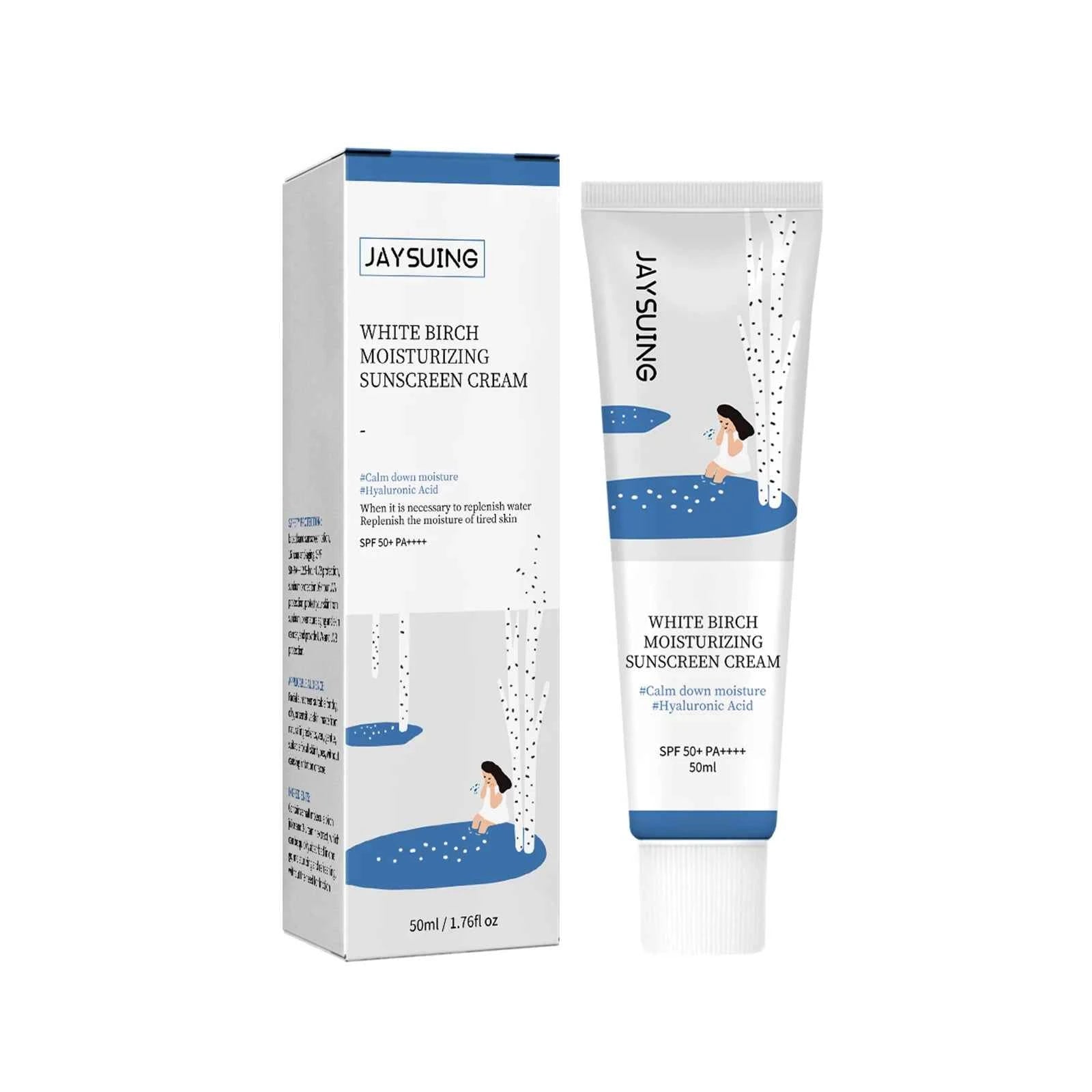 Jaysuing Oil Control Cream Refreshing Anti-Aging UV Protection Sunscreen with Skin Protection for Daily Use