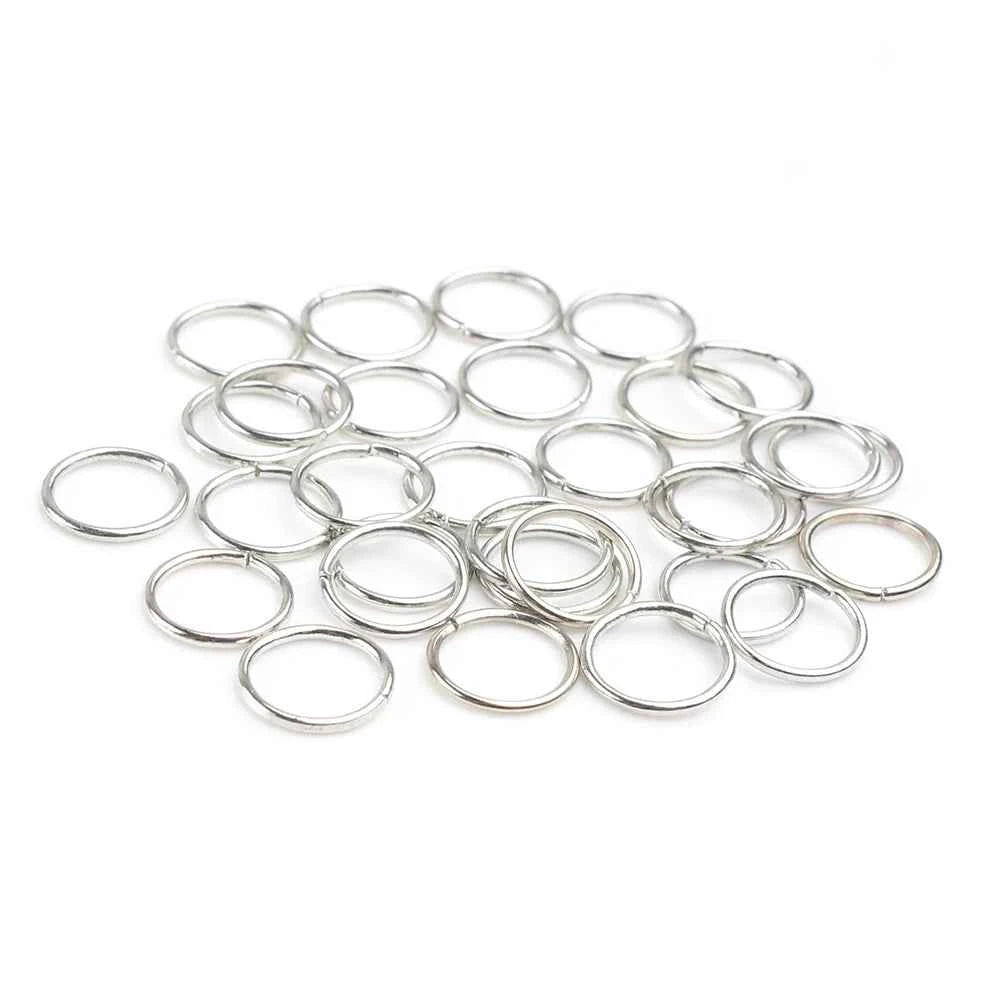 3-12mm Gold Silver Color Loops Open Jump Rings Metal Split Rings Connectors For Diy Jewelry Finding Making Accessories Supplies
