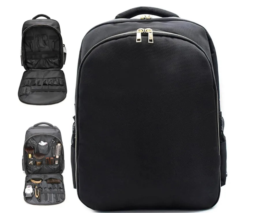 Custom Fashion Hairdressing Tool Bag with Tool Pouch the Functional Haircut Barber Bag for the Salon