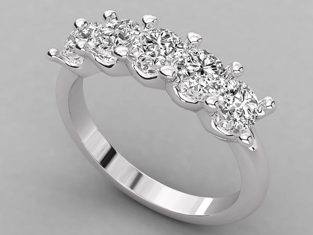 Super Selling High Quality Natural Stone Certified Solitaire Diamond Ring Trendy Third Party Certified Women's Wedding KRISHNAM