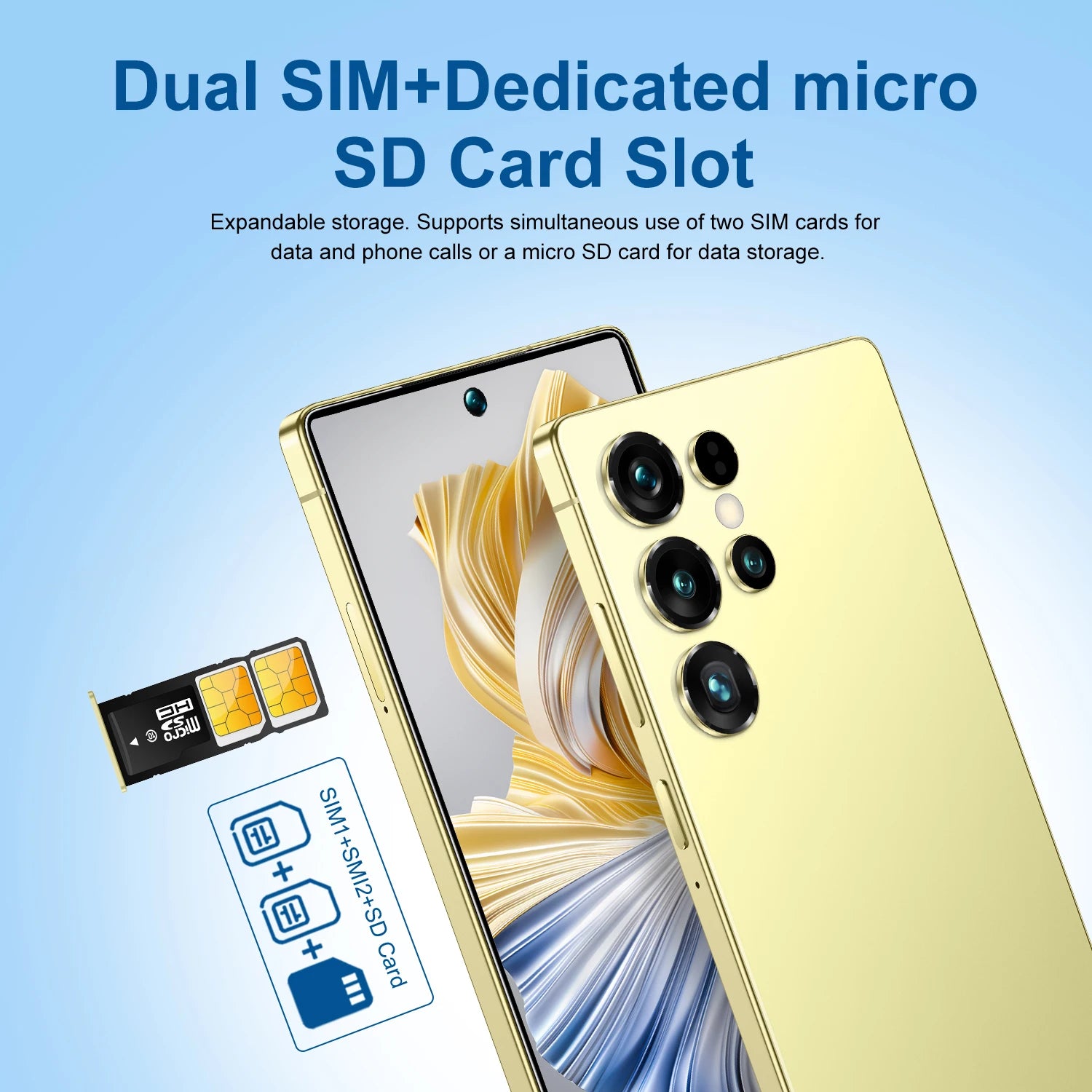 S25Ultra 5G Smartphone Deca Core Dual SIM FHD OLED 90Hz 16GB+1TB Storage Android 14 German Language 108MP Rear Camera EU