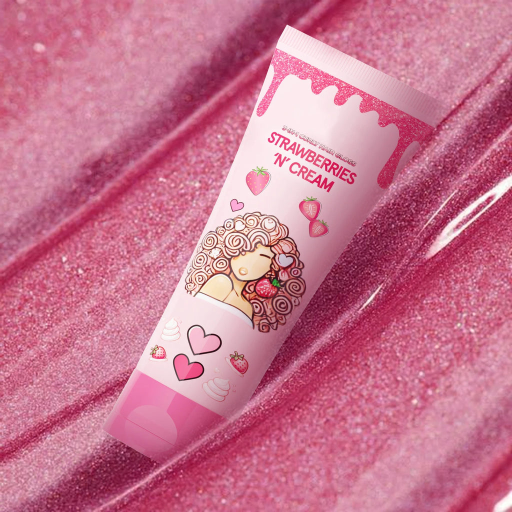 Free Shipping 3 in 1 Hair Styling Cream Curl Shine Enhancer Lightweight Moisturizer Nourishing Definition