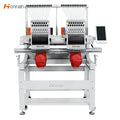 HONRAIN 2 HEAD Embroidery Machine Chinese Factory High Quality  9/12/15 Needles T-shirt Cap 2 Heads Computer Embroidery Machine