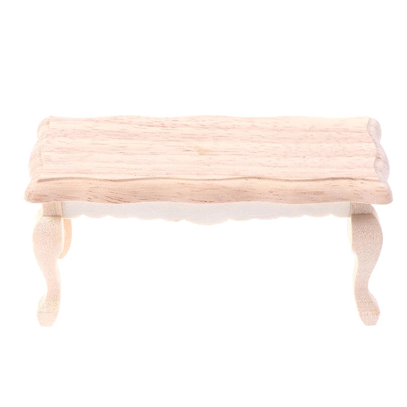 Dollhouse Miniature Furniture  Teatable Coffee Table Doll House Decor Dolls Simulation Home Toy Kid Gift