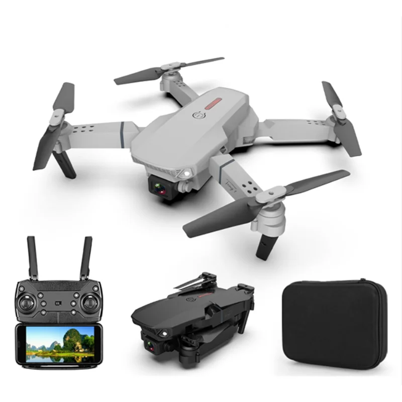 E88 Pro Foldable WIFI FPV Drone Beginner's Quadcopter with HD 4K Camera and Height Hold RC Gift Toy for New Pilots