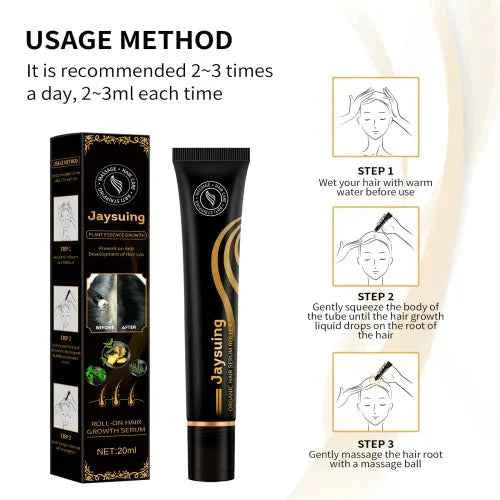 Jaysuing Ball Massage Prevents Hair Loss Thickening  And Scalp Irritation Care Solution