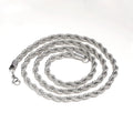 New Fashion Madonna Sterling Silver S925 Rope Chain Necklace Moissanite for Certified Gold/Silver/Rose Gold Plated Hip Hop Music