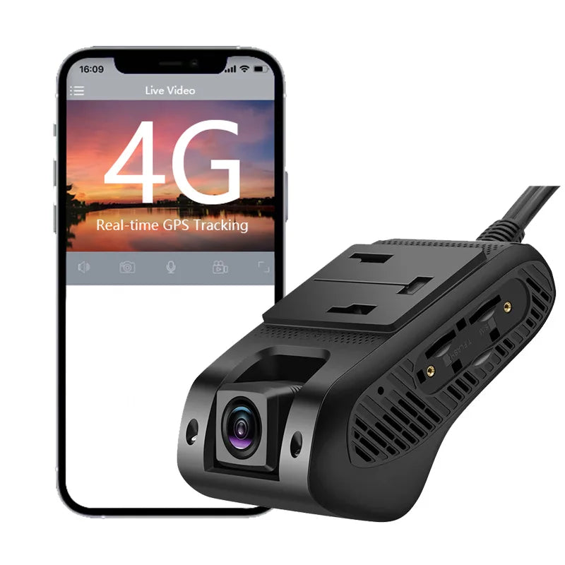 Jimi JC400P 4G Car Camera With Dual Cameras Live Video GPS Tracking Wifi Remote Monitoring Dash Cam DVR Recorder Free Tracksolid