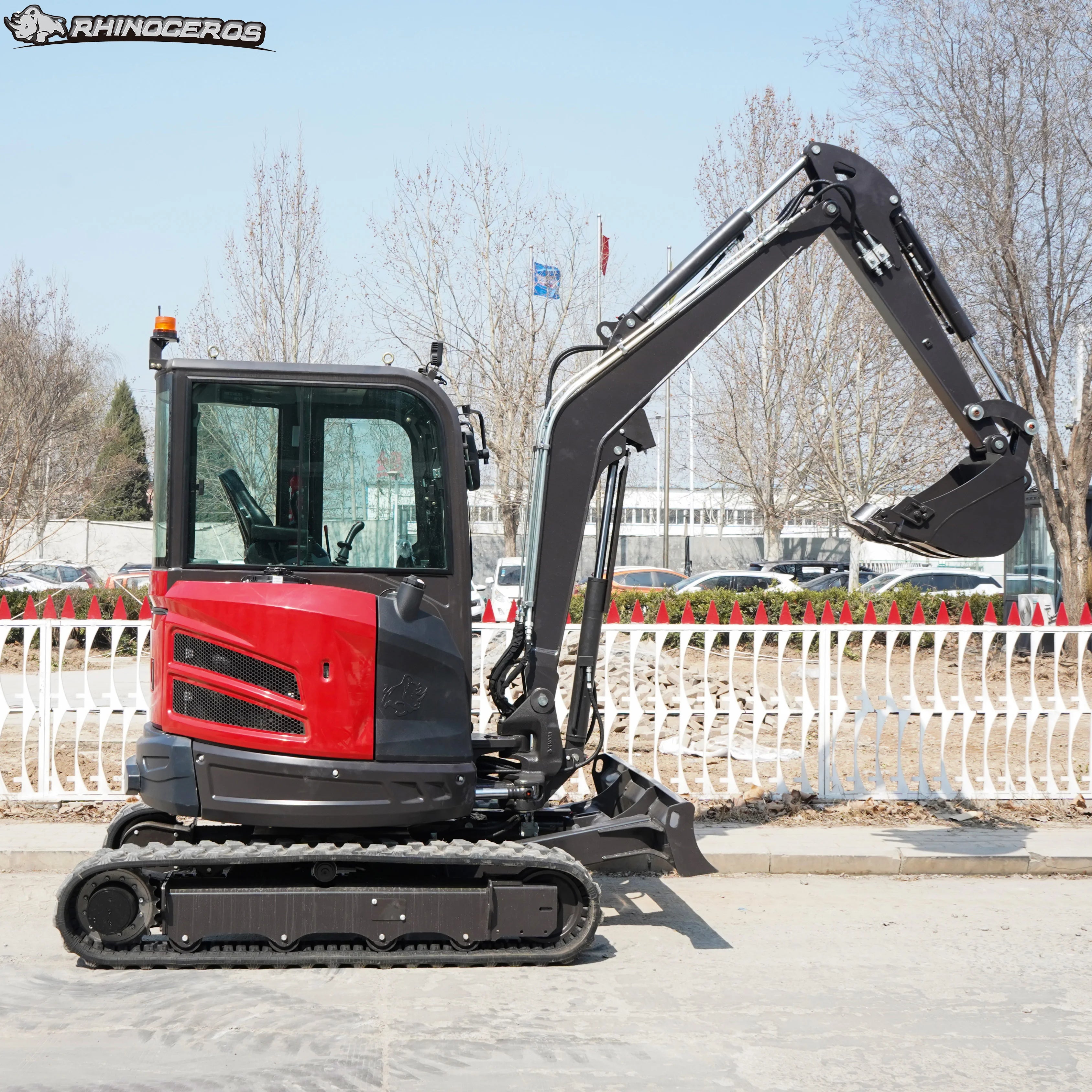 Rhinoceros XN35PRO Zero Tail Crawler Mini Excavator 3.5 Ton Tracked Digger Compact Construction Machine
