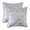 Free Shipping Set of 2 Luxurious Golden Decorative Cushion Case Shinny  Sliver Luxury Jacquard Pillow Covers
