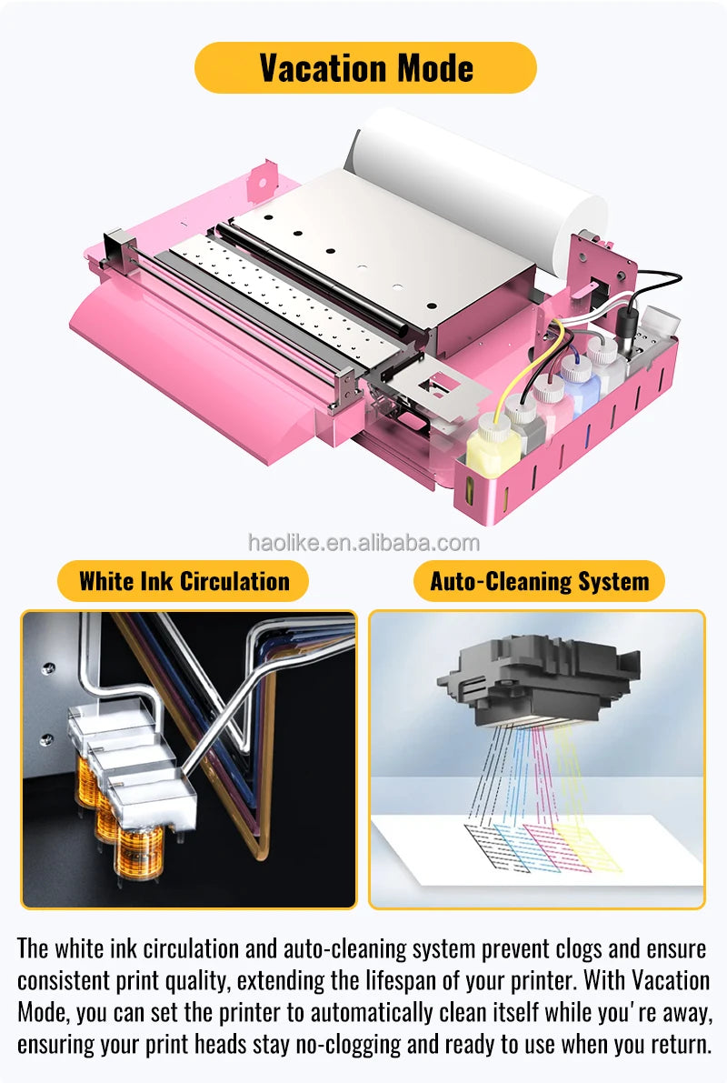 2026 Haolic Tshirt 33cm A3 Transfer Printing Direct to Film Printer With XP600 Printhead Printing Machine Small Business Ideas