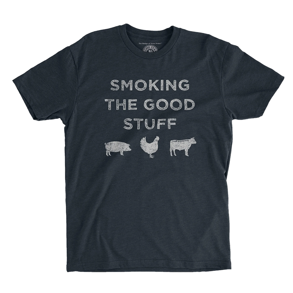 TD Smoking the Good Stuff Solid T-Shirt 220g Fabric Weight Screen Print 240g Compressed Printed T Shirts