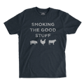 TD Smoking the Good Stuff Solid T-Shirt 220g Fabric Weight Screen Print 240g Compressed Printed T Shirts